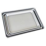 Viking Culinary Nonstick Baking Sheet 3 Piece Set, Large, Medium & Small, Aluminized Steel, 0.8. mm Gauge