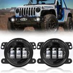 Drieaco 4 Inch LED JK Fog Lights Re