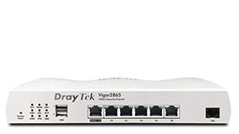 DrayTek Vigor 2865 Ethernet Router, VPN Firewall, VDSL2 35b/ADSL2+ Dual-WAN, Integrated VDSL modem, VoIP, Small Business