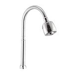 Kamal Replacement Spout for Flexible Sink Spray Dixy | 304 Grade Stainless Steel | 360-degree Flexible Rotation Shower & Foam Flow Mode (Chrome Finish)