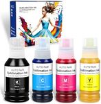 445ml Sublimation Ink for EPSON Ecotank 2800, Sublimation Ink EPSON 15000, EPSON Eoctank 2850 ET-2750 ET-3850 ET-4850 ET 2803 ET-2720 ET-2760 ET-2840 ET-3830 XP4100, Sublimation Heat Press Ink