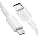 Anker USB C to Lightning Cable [Apple MFi Certified] Powerline II for iPhone 11/11 Pro/11 Pro Max/X/XS/XR/XS Max/8/8 Plus, Supports Power Delivery (for Use with Type C Chargers) (White, 3ft)