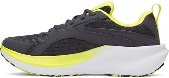 Under Armour Boys' Grade School Charged Assert 11, (016) Anthracite/Lumin Yellow/Lumin Yellow, 4.5, US