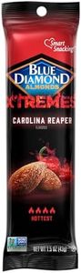 Blue Diamond Almonds, XTREMES Carolina Reaper Spicy Snack Nuts, 1.5oz Tube, Pack of 12