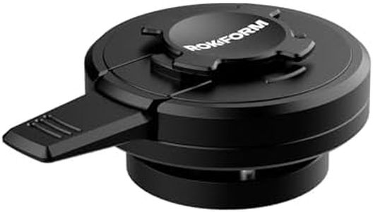 Rokform – Universal Motorcycle Mount Vibration Dampener, for Motorcycle and Bike Phone mounts, for iPhone, Samsung, & Pixel Twist Lock Cases (Black)