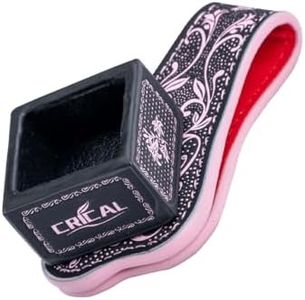 CRICAL Pool Cue Chalk Holder Magnetic Pool Chalk Holder Portable Billiard Holder Round and Square Billiard Accessories Black Pink