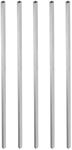 CoCud Square Tool Bit, 4mm x 4mm x 200mm, High Speed Steel 4241 Turning Tool Fly Cutter Mill Blank - (Applications: for Lathe Milling Machine), 5-Pieces