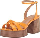 Vince Camuto Women's Freesie Platform Sandal Wedge, Mango Sorbet, 5.5 UK