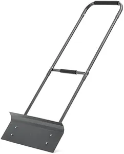Yard Butler Snow Plow Push Shovel - Heavy-Duty Shovel for Snow - Efficient Snow Removal Tool - Ergonomic Design, Powder-Coated Steel for Long-Lasting Performance - 24" Wide Blade