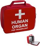 Human Organ Transplant Novelty Lunch Bag - Red