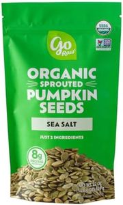 Go Raw Sprouted Organic Pumpkin Seeds with Sea Salt, 22 oz, 1.4 Pound Bag