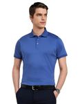 Symbol Premium Men's Super Soft Classic Polo T-Shirt: Regular Fit (SYP-A22-PL-01_Blue_M)