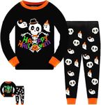 Tkria Kids Pajamas for Little Boys Glow in The Dark Halloween Ghost Dance Sleepwear Toddler Girls Skeleton Pjs Outfit 4T