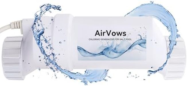 AirVows Salt Chlorination Cell Compatible with Hayward Turbo Cell T-15,for Pool up to 40,000 Gallons，Restore Chlorine Production and Correct Salt Level Reading,3 Years After-Sale Service