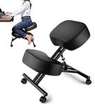 Himimi Kneeling Chair Ergonomic with Thick Memory Foam Cushion, Height Adjustable Office Stool, Knee Support Chair to Relieve Back Pain & Improve Posture, Brake Casters, for Home & Office