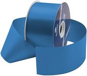 Royal Imports Poly Satin Waterproof Ribbon 2.75" (#40) for Floral & Craft Decoration, 100 Yard Roll (300 FT Spool) (MADE in ITALY) - Royal Blue