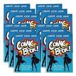 Fun Express Create Your Own Comic Book Activity Pads | 12 Count | Great for Party Prizes & Favors, Superhero-Themed Birthdays, Halloween Supplies, Children's Art Activities