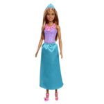 Barbie Dreamtopia Princess Doll (Brunette), Wearing Blue Skirt, Shoes and Tiara, Toy for Kids Ages 3 Years Old and Up