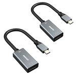 BENFEI 2 Pack USB C to HDMI Adapter (4K@60Hz),USB Type-C to HDMI Adapter [Thunderbolt 3/4 Compatible] with iPhone 15 Pro/Max, MacBook Pro/Air 2023, iPad Pro, iMac, S23, XPS 17, Surface Book 3 and More