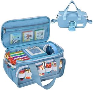 DSLIUPIU Carrying Case Compatible with Little Tikes Story Dream Machine Starter Set, Carrying Bag for Tonies Figures Characters,Portable Travel Storage Bag with Shoulder Strap and Handle