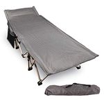 REDCAMP Folding Camping Cots for Adults 500lbs, Double Layer Oxford Strong Heavy Duty Wide Sleeping Cots for Camp Office Use, Portable with Carry Bag