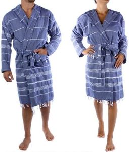 CACALA Pure Series Bathrobe, Kimono – 100% Natural Turkish Cotton Fabric – Ultra-Absorbent and Plush – Fast Drying, Comfortable and Warm – Unisex