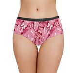 Belidome Pink Butterfly Women's Sexy Underwear Panties Knickers (Available in Plus Size)