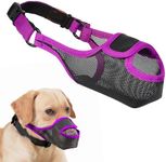 LUCKYPAW Dog Muzzle, Mesh Muzzle fo