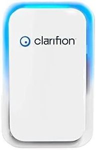 Clarifion - Air Ionizers for Home (1 Pack), Negative Ion Filtration System, Quiet Air Freshener for Bedroom, Office, Kitchen, Portable Air Filter Odor, Smoke Dust, Pets, Eliminator, Mini Air Cleaner