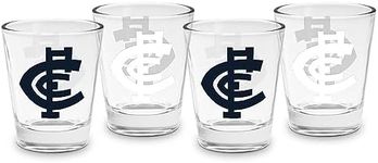 AFL Shot Glass Set of 4 - Carlton B