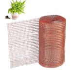 TSLBW 19.6 Feet Copper Mesh Pure Copper Mesh Rodent Pest Control Insect Control Mesh Cuttable Soft Flexible Pest Control Knitted Mesh for Home Garden Control Mouse Snail Bat Birds Snakes Insect