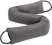 CIMA 36" Weighted Under Door Draft Stopper, Bottom Door Seal Sound Wind Blocker Weather Stripping - Dark Grey