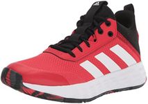 adidas Men's Ownthegame Shoes Basketball, Vivid Red/White/Core Black, 11.5