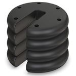 Vivo Technologies Set of 4 Round Canopy Tent Leg Gazebos Weights Secure Anchor Gazebo Camping Outdoor Events Market Stall- 9.4kg Total Weight
