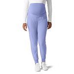 WonderWink Women's Maternity Jogger Pant, Ceil Blue, Medium