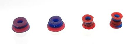 SPITBOARDS Swirl Bushings Duro Series 78A Fingerboard Blue-Red