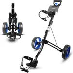 SereneLife 2 Wheel Golf Push Pull C