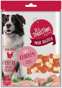 It's Treat Time Meat Delites Chicken Biscuit Twist Dog Treat, 100G, Real Meat, Great Source of Protein, Tartar Control, Suitable for All Dogs