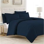 (Twin / Twin XL, Royal Blue) - Mellanni Duvet Cover Set Royal-Blue - Double Brushed Microfiber 1800 Bedding Collection with Extra Pillowcase - Wrinkle, Fade, Stain Resistant - Hypoallergenic - 3 Piece (Twin/Twin XL, Royal Blue)