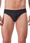 HUBER Men's Herren Brasil Slip 2er Pack Briefs, Black (Black 7665), M (Pack of 2)