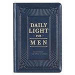 Daily Light For Men Classic Collection of Devotional Scripture Readings from ESV Bible - Navy Faux Leather Flexcover Gift Book for Men w/Ribbon Marker, Gilt-edge Pages