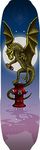 Powell Peralta Andy Anderson Baby Heron/Vajra Flight Skateboard Deck, 8.4" x 32.5"