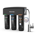 Waterdrop TSB Under Sink Water Filter System with Dedicated Faucet, 8 Layer High Capacity Water Filtration System, NSF/ANSI 42 Certified, Reduce PFAS, PFOA/PFOS, Reduce Lead, Chlorine, Bad Taste