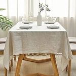 CUSSIOU Linen Table Cloth, 100% Pur