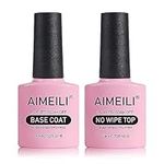 AIMEILI Gel Nail Polish No Wipe Top