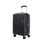 American Tourister Ivy 2.0-8 Wheel, 55 CM Small Hard PP Cabin Suitcase for Travel/Trolley Bag for Travel/Travel Bag with Combination Lock & Smooth Sliding Double Wheel for Women & Men - Black