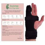 GoodsHealthShop Boxer Finger Splint - Metacarpal Finger Splint Right Removable Splint for Boxer Fracture - Little and Ring Finger Protection - Fits Left or Right Hand (Medium)