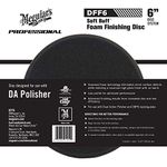 Meguiar's DFF6 6 Inch DA Foam Finishing Disc Black