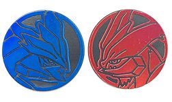 Official Pokemon Coin Set - Black Kyurem & White Kyurem - Holo FOIL Shiny - Trading Card Game Flipping Coin