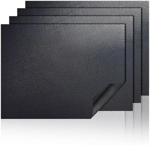 Pack of 4 Geebymol Oven Liner, Oven Liners for Fan Assisted Ovens, Non Stick BBQ Mats for Gas Grill, Baking Mat, 40cm x 33cm, Easy to Clean, Reusable, Convenient Baking, Protect Bottom of Oven